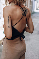 Afterdark tie back top